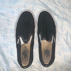 black slip on vans